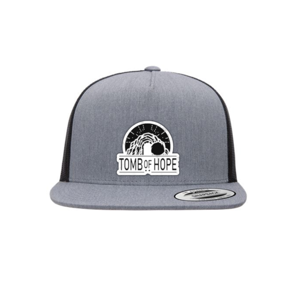 Tomb Of Hope 5 Panel Hat Marble Leatherette Patch